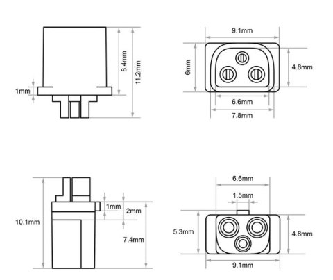 Connectors BETAFPV BT3.0 (10pcs)