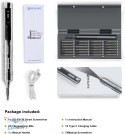 SEQURE SQ-ES126 precision screwdriver top view bit holder detail