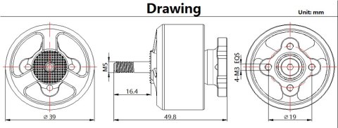 Motor Partizan 3214, 820kv