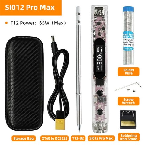 Pro Max Kit SEQURE SI012 Soldering Iron with T12-B2 tip