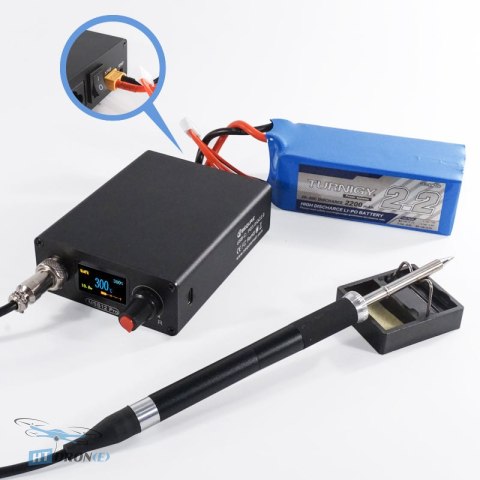 Accessories for SEQURE MSS12 soldering station including 4 tips and holder price at HTDRONE