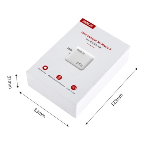 QC3.0 GaN 65W Intelligent Battery Charger for DJI Mavic 3