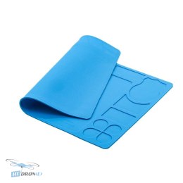 Mata robocza SEQURE Silicone 450x300 MM niebieska do FPV widok 3/4