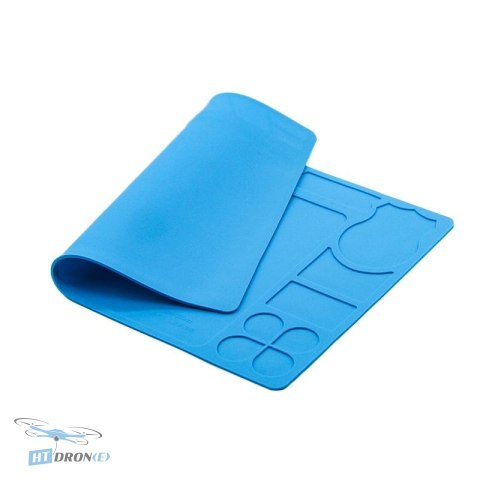 Mata robocza SEQURE Silicone 450x300 MM niebieska do FPV widok 3/4