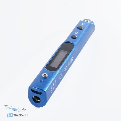 Niebieska lutownica SEQURE Mini SQ-001 Kit Plus widok z boku 3/4 najlepszy sprzęt FPV cena