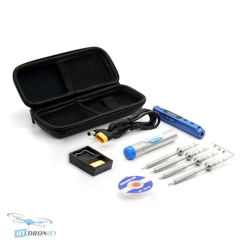 SEQURE Mini SQ-001 Kit Plus Tech grey soldering iron kit packaging - box contents, best price