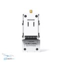 Size of BETAFPV ELRS Nano V2 2.4GHz module compared to other FPV parts
