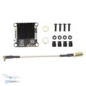 ATOMRC TX2501 2.5W VTX - detail of connectors and mounting pins, HTDRONE shop
