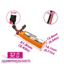 CNHL LiPo 2S 7.6V 450mAh 70C XT30 battery side view buy now HTDRONE