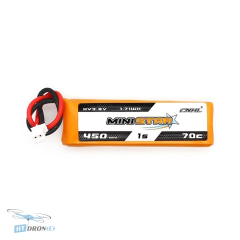 Górna część baterii CNHL MiniStar HV Lipo 1S 450mAh - detale komponentu