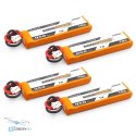 Opakowanie baterii CNHL MiniStar HV 450mAh 70C PH2.0 - zestaw 4 sztuk