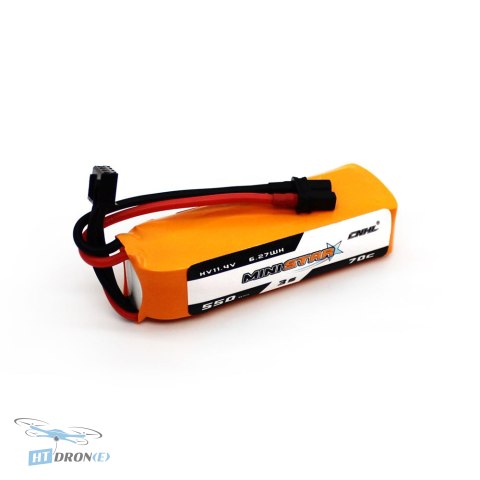 CNHL MiniStar HV Lipo 3S 11.4V 550mAh 70C XT30U найкраща батарея для дрона купити зараз в магазині HTDRONE