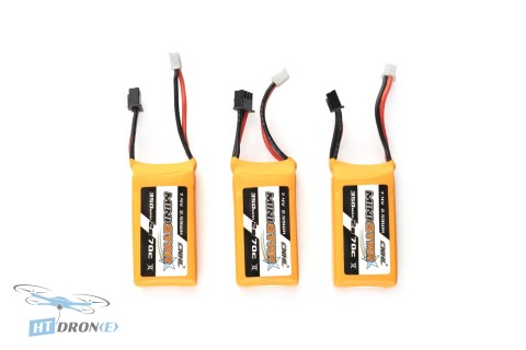CNHL MiniStar Lipo 2S 7.4V 350mAh 70C BT2.0 3 шт. - найкращий акумулятор для дрона