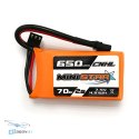 Bateria CNHL MiniStar Lipo 2S 7.4V 650mAh 70C złączem XT30U w opakowaniu sklepu