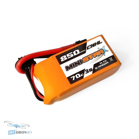 CNHL MiniStar Lipo 3S 11.1V 850mAh 70C XT30U боковий вид ціна в магазині HTDRONE