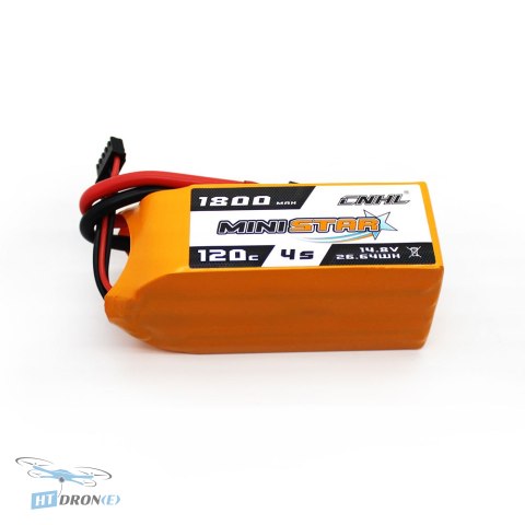 CNHL MiniStar Lipo 4S 1800mAh 120C деталі роз'єму XT60 потужна FPV батарея магазин HTDRONE