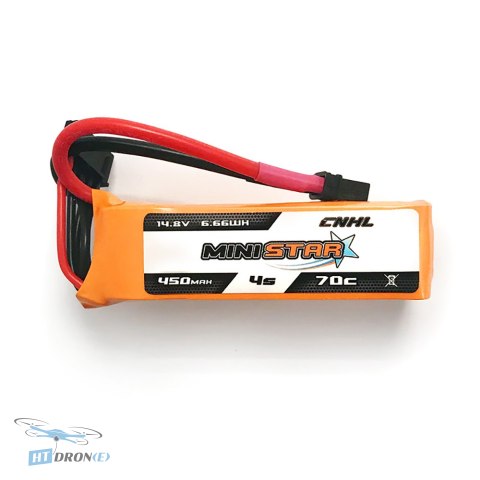 Упаковка акумулятора CNHL MiniStar Lipo 4S 450mAh 70C XT30U - що ви отримаєте, купуючи в HTDRONE
