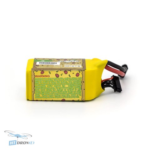 CNHL Pizza Series Lipo 6S 1200mAh 100C XT60 battery side view buy at HTDRONE
