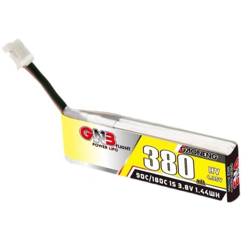 Battery GNB GAONENG LiHV 1S 3.8V 380mAh 90C PH2.0 Cabled