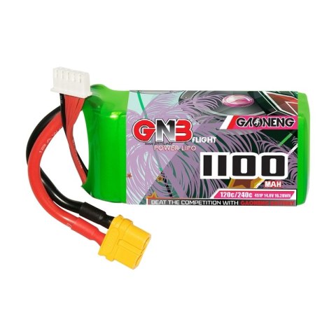 Battery GNB GAONENG LiPo 4S 14.8V 1100mAh 120C XT60