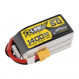 Battery Tattu R-Line 5.0 LiPo 6S 22.2V 1400mAh 150C XT60