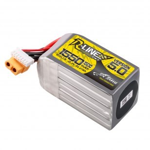 Battery Tattu R-Line 5.0 LiPo 6S 22.2V 1550mAh 150C XT60