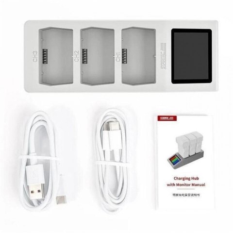 Charging Hub with Monitor for DJI Mini 3 Pro/ DJI Mini 3/ DJI Mini 4 Pro