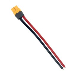Connector Amass XT60H Female with silicon wire 12AWG 150mm