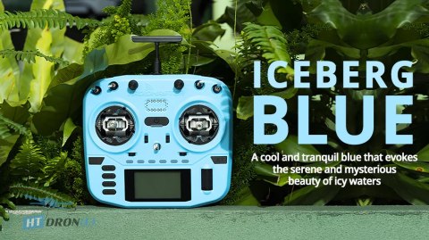 RadioMaster Boxer CRUSH ExpressLRS BLUE aparatura RC szczegółowy widok z boku, kup teraz w HTDRONE