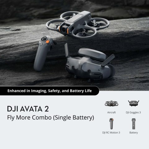 Drone DJI Avata 2 Fly More Combo (1 Battery)