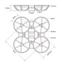 Frame BETAFPV Meteor75 Air Brushless Whoop Clear Purple