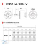Diatone Motor KN3214 730KV widok z trzech czwartych cena w HTDRONE