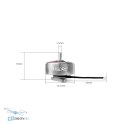 Porównanie rozmiaru silnika HGLRC SPECTER 1003 10000KV z elementem referencyjnym
