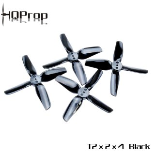 Propeller HQProp Durable T2X2X4 4-blade 2 inch Black (2CCW+2CW)