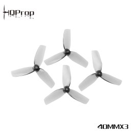 Propeller HQProp Micro Whoop 40MMX3 3-blade 1.5mm Grey (2CCW+2CW)