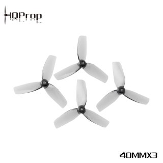 Propeller HQProp Micro Whoop 40MMX3 3-blade 1.5mm Grey (2CCW+2CW)