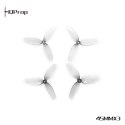 Propeller HQProp Micro Whoop 45MMX3 3-blade 1.8" Grey (2CCW+2CW)