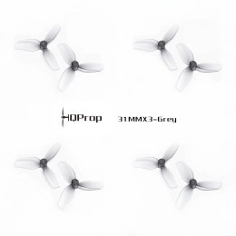 Propeller HQProp Ultralight Whoop 31MMX3 3-blade 0.8mm Grey (2CCW+2CW)