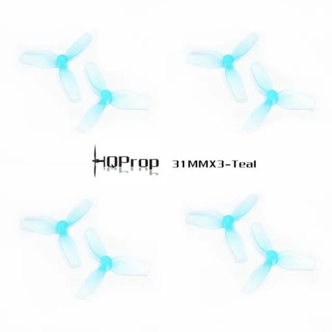 Propeller HQProp Ultralight Whoop 31MMX3 3-blade Teal (2CW+2CCW)