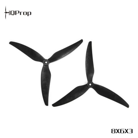 Propellers HQProp MacroQuad 8X6X3 Black (1CW+1CCW)
