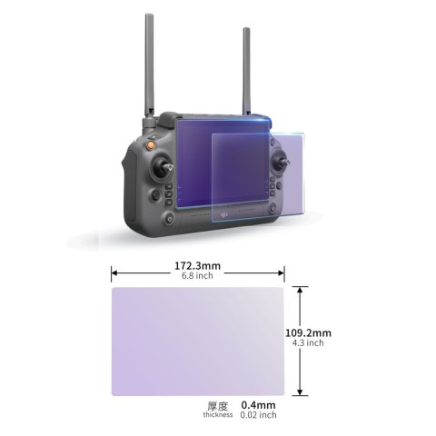 Protection Tempered Glass Matter Eye for DJI RC Plus (2pcs)