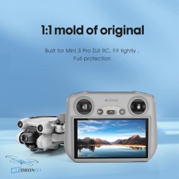 STARTRC Protective Case DJI RC Grey - 3/4 view of silicone shell, best price at HTDRONE