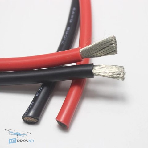 SEQURE Silicone cable 20AWG 200°C 10cm чорний - найкращий вибір у магазині HTDRONE