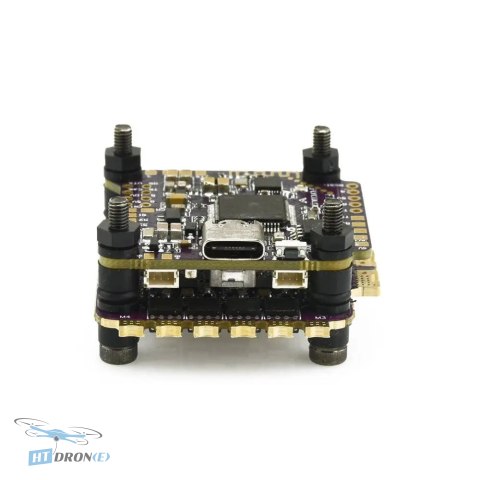 Flycolor X-Tower 2 60A FPV Stack top-down view printed circuit board PCB best