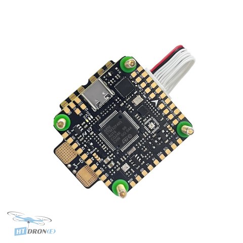 Pilotix F405 V3 ICM42688 AM32 60A top view PCB component details