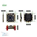 Detailed view of Pilotix F405 V3 ICM42688 BLS 60A FPV stack power connector