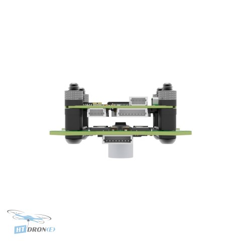 IFlight BLITZ F7 E55 Stack - top-down view of PCB and components, buy at HTDRONE