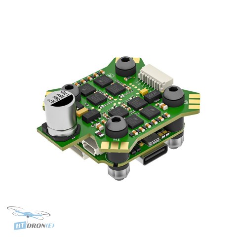 iFlight BLITZ Mini F745 E55 4-IN-1ESC Stack widok z góry szczegóły płytki drukowanej