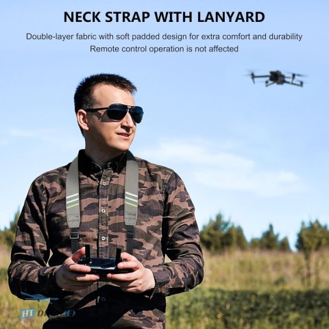 STARTRC neck strap DJI RC 2 showing size adjustment buy at HTDRONE