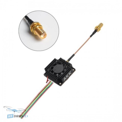 AKK VTX AKK Ultra Long Range 3W вид зверху друкована плата компоненти